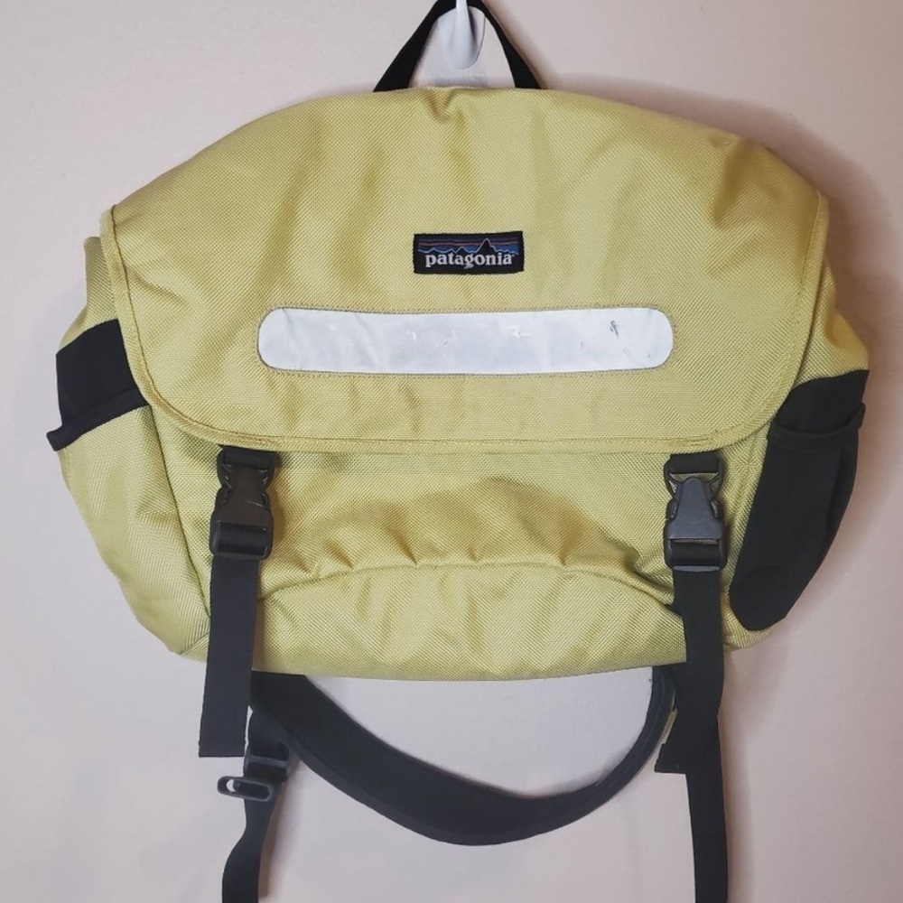Patagonia yellow crossbody bag